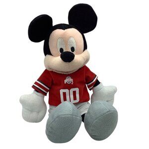 Disney Ohio State Buckeyes Mickey Mouse Plush Toy 17” Collectible Northwest